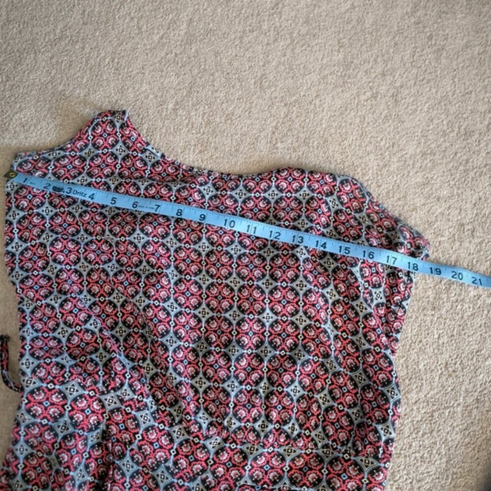 Abercrombie & Fitch Beach Boho Southwestern Aztec Resort Holiday Summer Romper L - Picture 4 of 7